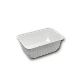   Elviteles doboz alj szögletes 1000 ml PP 50 db/csomag fehér