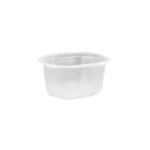 Oktogon tálka alj/kocsonyástál műanyag 375 ml 100 db/csomag