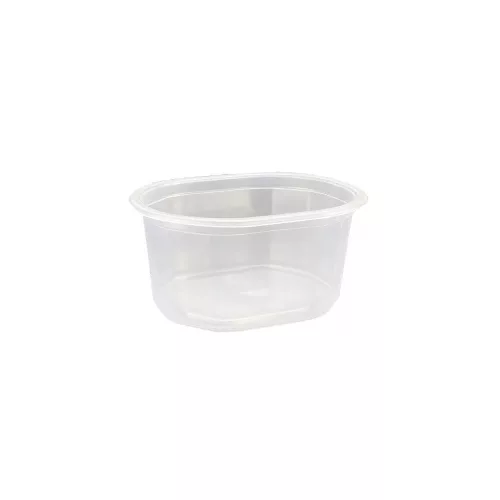 Oktogon tálka alj/kocsonyástál műanyag 375 ml 100 db/csomag