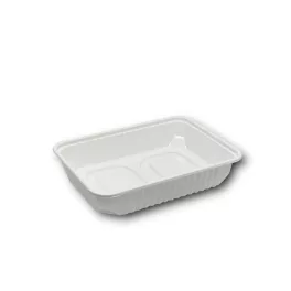   Elviteles doboz alj, szögletes 500 ml PP 50 db/csomag, fehér