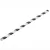 Szívószál papír 8 x 230 mm 250 db/csomag fekete / fehér csíkos