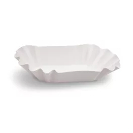   Papírtálca ovális 100 x 200 mm nagy krumplis 250 db/csomag