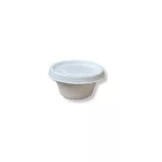 Szószos - öntetes tál alj, 50ml komposztálható cukornád 50 db/csomag