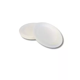  Tányér D 19,7 cm komposztálható cukornád 125 db/csomag, natúr
