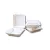 Papírdoboz ételes 1 részes HP4, 23 x 23 x 8 cm komposztálható cukornád 100 db/csomag, natúr