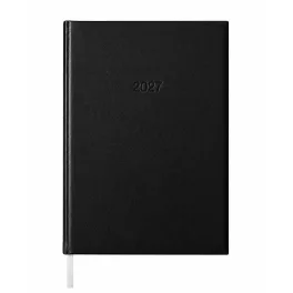   Határidőnapló agenda Standard B/5, heti fehér lapokkal fekete Bluering® 2027.