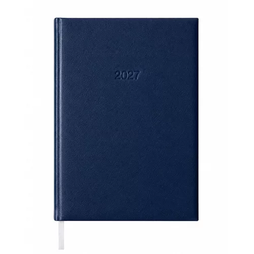 Határidőnapló agenda Standard B/5, napi fehér lapokkal kék Bluering® 2027.