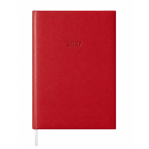 Határidőnapló agenda Standard B/5, napi fehér lapokkal bordó Bluering® 2027.