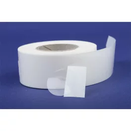   Etikett címke, 40mm, körcímke tekercses, PP 1000 db/tekercs átlátszó