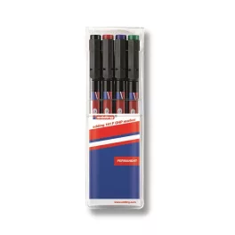   Alkoholos marker készlet 0,6mm, 141F OHP Edding 4 klf. szín