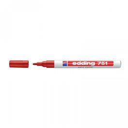 Lakkmarker 1-2mm, kerek Edding 751 piros