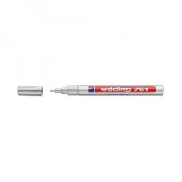 Lakkmarker 1-2mm, kerek Edding 751 ezüst