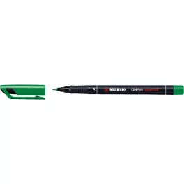 Alkoholos marker 0,4mm, STABILO OHPen S zöld