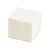 Kockatömb 8x8x6,5cm, ragasztás nélküli, transzparens tartóban 80% fehérség Bluering® fehér