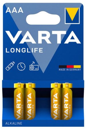 Elem Varta AAA mikro LR03 Longlife 4 db/csomag