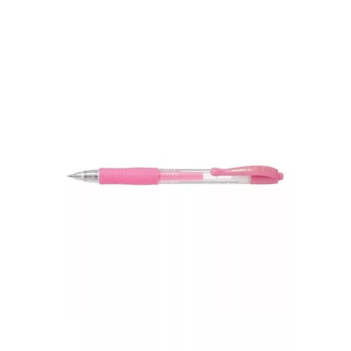Zseléstoll 0,7mm, nyomógombos Pilot G-2, írásszín pasztell rózsaszín