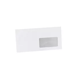   Boríték LA4 enyvezett bélésnyomott jobb ablakos 45x90mm 110 × 220mm J28A20 Bluering® fehér