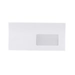 Boríték LA4 enyvezett bélésnyomott jobb ablakos 45x90mm 110 × 220mm J20A15 Bluering® fehér