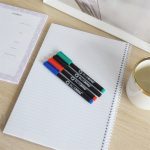 Rostirón, tűfilc alkoholos készlet, 0,4mm, OHP Bluering® S, 4 klf. szín