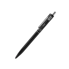   Golyóstoll 0,8mm, nyomógombos műanyag fekete test, Bluering® Z3, írásszín fekete