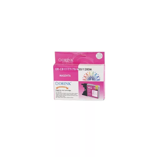 Brother CB17/77/450/1280XL tintapatron magenta ORINK