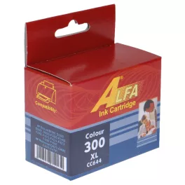 HP 300XL színes (CC644) ALFA utángyártott tintapatron