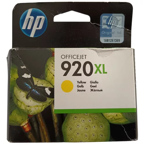 HP 920XL  Yellow CD974AE LEÉRTÉKELT tintapatron