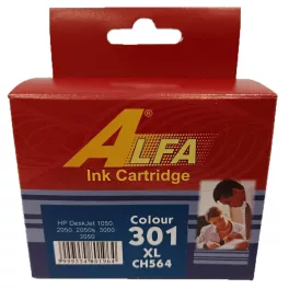 HP 301XL színes (CH564) ALFA utángyártott tintapatron