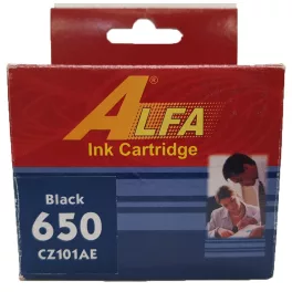 HP 650 fekete (CZ101A) ALFA utángyártott tintapatron