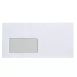   Boríték LA4 szilikonos bélésnyomott bal ablak 45x90mm 110×220mm B20A15 Bluering® fehér