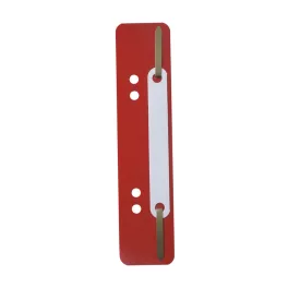   Gyorsfűző szerkezet, lefűzőlapocska, PP Durable 25 db/csomag, piros