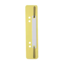   Gyorsfűző szerkezet, lefűzőlapocska, PP Durable 25 db/csomag, sárga