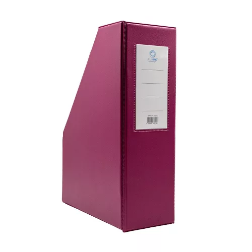 Iratpapucs 9cm, PVC lapraszerelt Bluering®, bordó