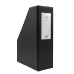 Iratpapucs 9cm, PVC lapraszerelt Bluering®, fekete