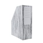 Iratpapucs 9cm, karton, Bluering® textil szürke