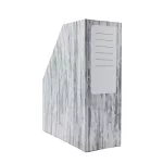 Iratpapucs 9cm, karton, Bluering® textil szürke