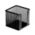 Fémhálós kockatömbtartó 10x10x8cm, Bluering® fekete