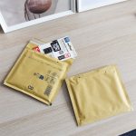 Légpárnás tasak CD szilikon külső méret 200x175mm, belső méret 180x165mm, Bluering® barna