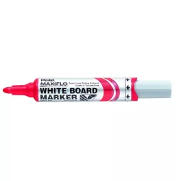 Táblamarker 2,5mm, kerek hegyű, Pentel Maxiflo piros