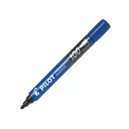 Alkoholos marker 1mm, kerek hegyű,   Pilot 100 kék