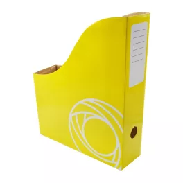 Iratpapucs 8cm, mikrohullámú karton Bluering®, sárga