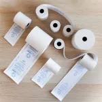 Hőpapír 37 mm széles, 30fm hosszú, cséve 12mm, 10 tekercs/csomag, ( 37/50 ) BPA mentes Bluering®