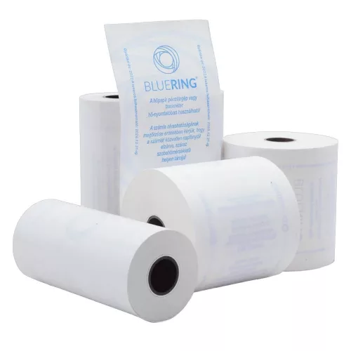 Hőpapír 80 mm széles, 17fm hosszú, cséve 12mm, 10 tekercs/csomag, ( 80/40 ) BPA mentes Bluering®