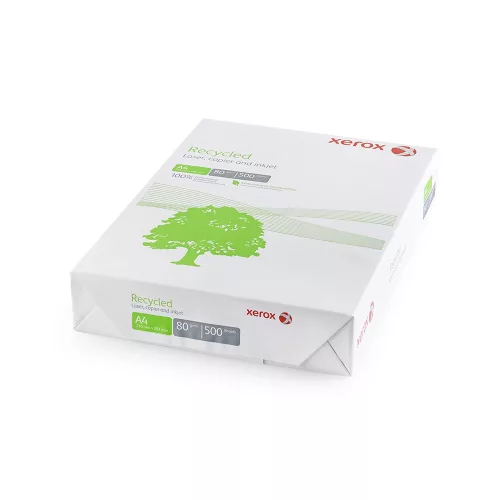 Másolópapír A4, 80g, Xerox recycled újrahasznosított 500ív/csomag, 